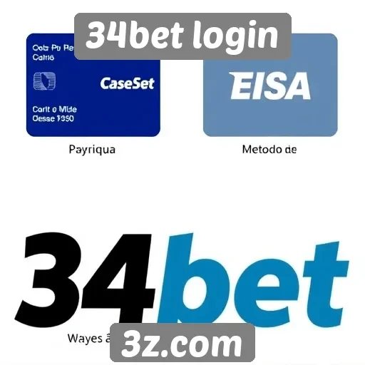 Métodos de pagamento disponíveis no 34bet
