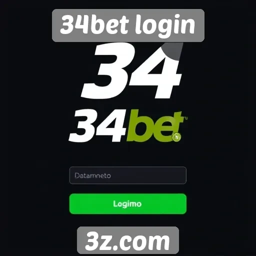 Acessibilidade do site 34bet login para novos usuários